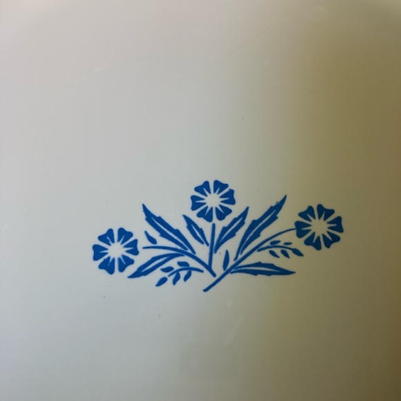 Corningware Pyroceram Blue Cornflower Pie Dish - Picture 2 of 4